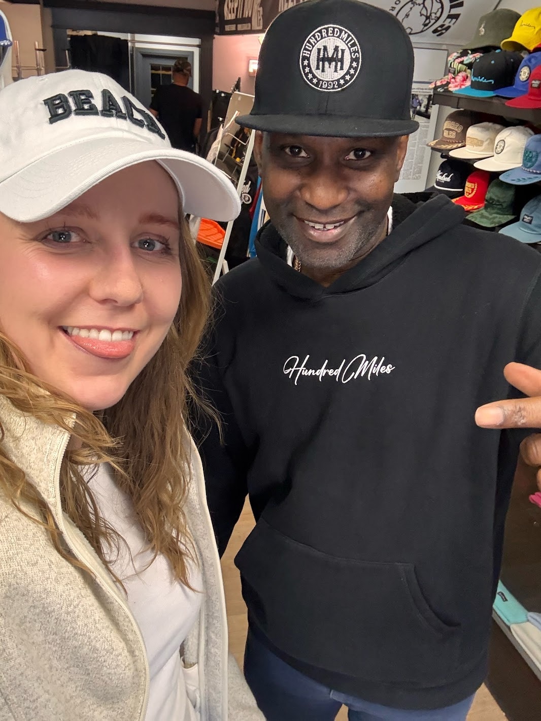 Claire at Hundred Miles shop in the Beaches