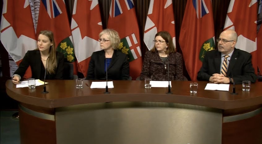 Claire at the Ontario Legislature
